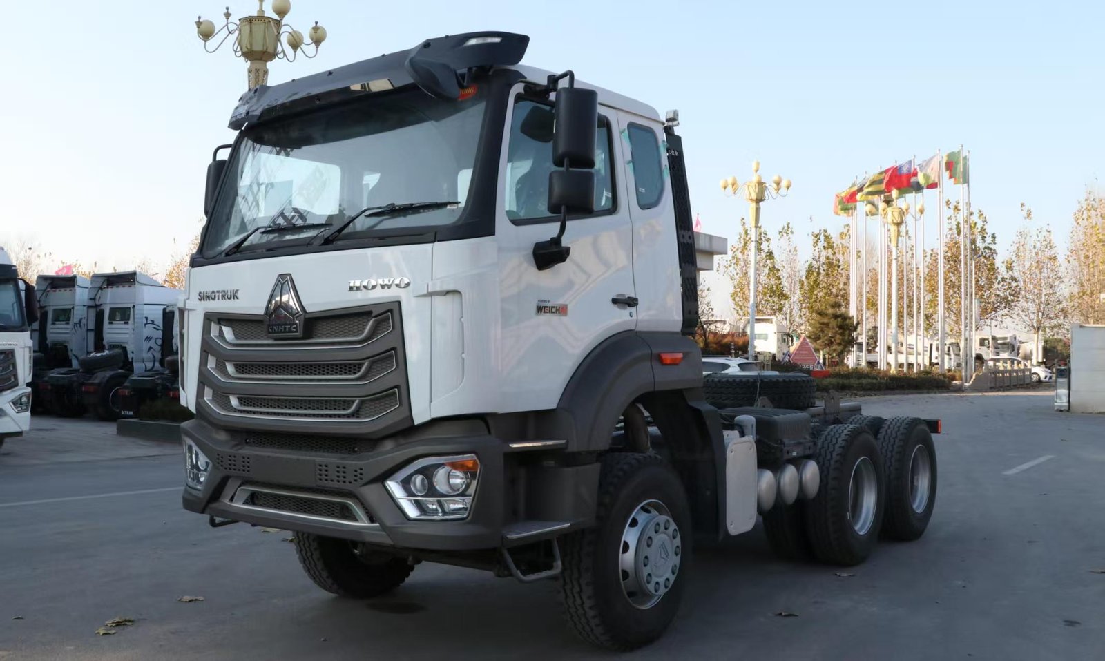 Remanufactured Sinotruk HOWO NX 6x4 Tractor Head 270HP Euro 2 For Export